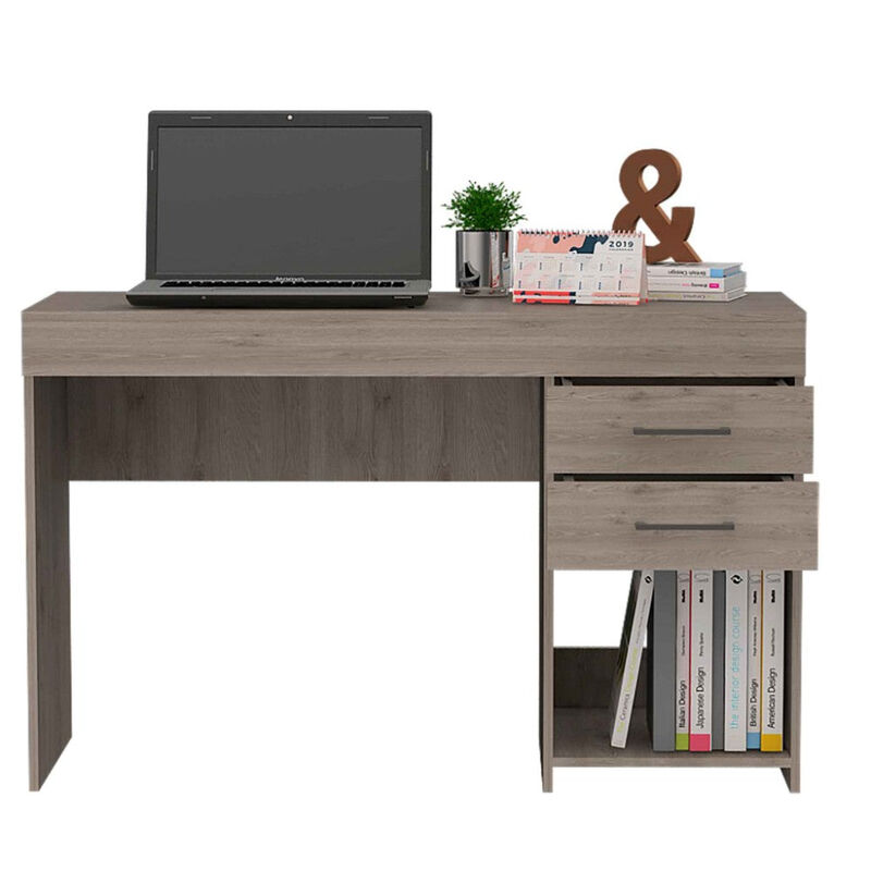 Computer Desk Limestone, Office, Light Gray