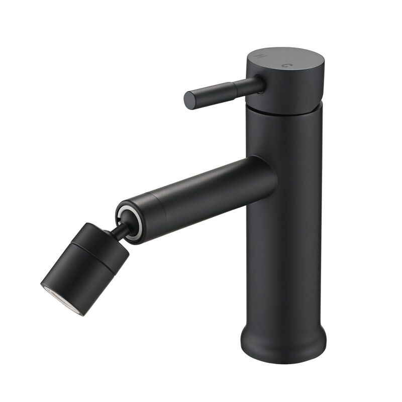 Matte Bathroom Faucet For 2 Mode Faucet For Bathroom Sink With 360 Rotating Aerator