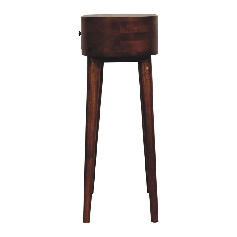 Mini Albion Chestnut  1 Drawer Solid Wood  Console