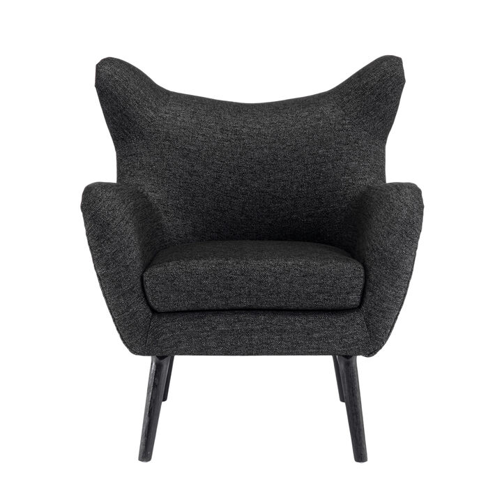 Merax Black Fabric Armchair Accent Chair
