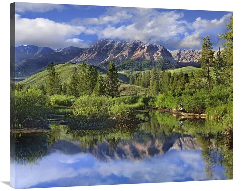 Easely Peak, Sawtooth National Recreation Area, Idaho-Canvas Art-40x32.8