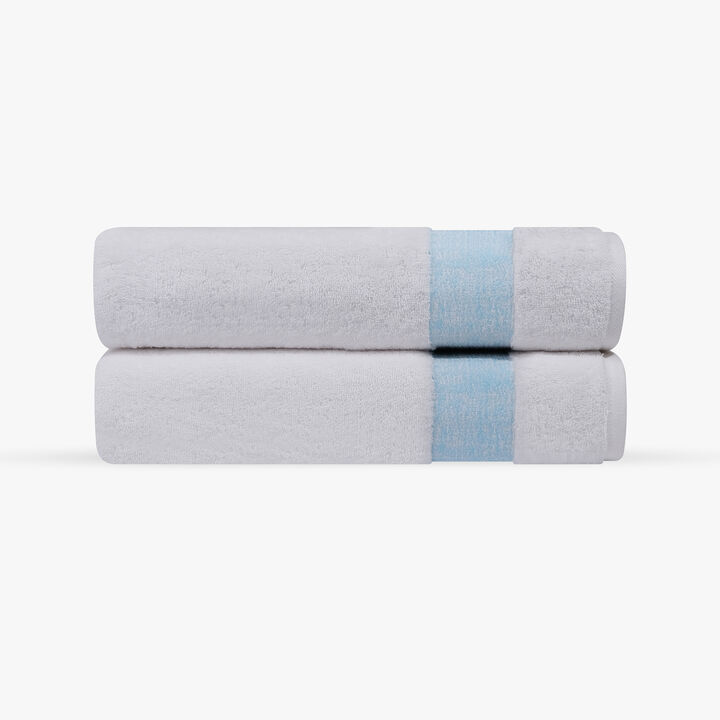 Pera 2 pcs Turkish Bath Sheet Towels Set