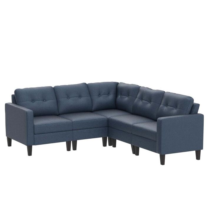 Merax 5-Piece Upholstered Sectional Sofa