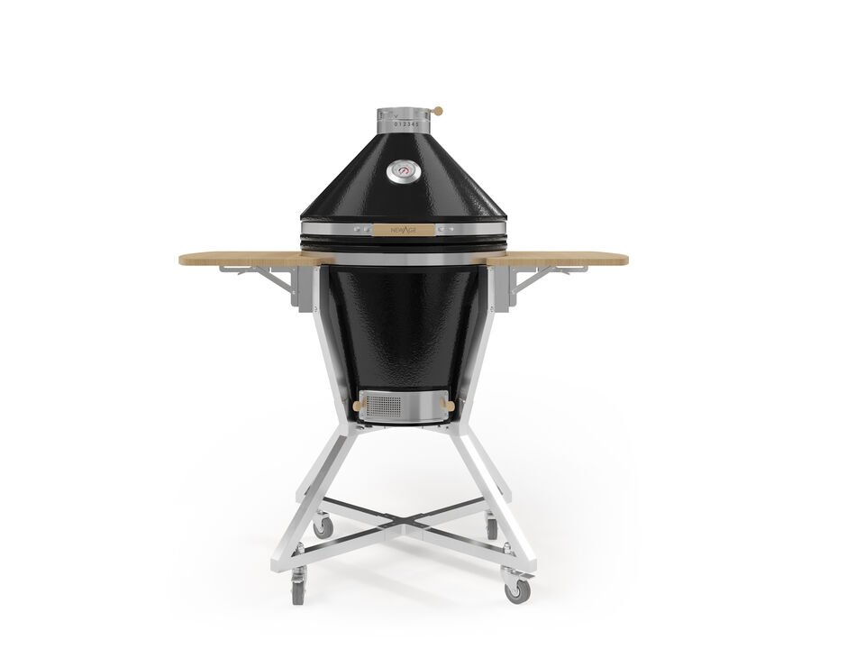 Outdoor Kitchen Platinum Kamado Bundle (Pro 22 in. Cart, 22 in. Kamado Grill)
