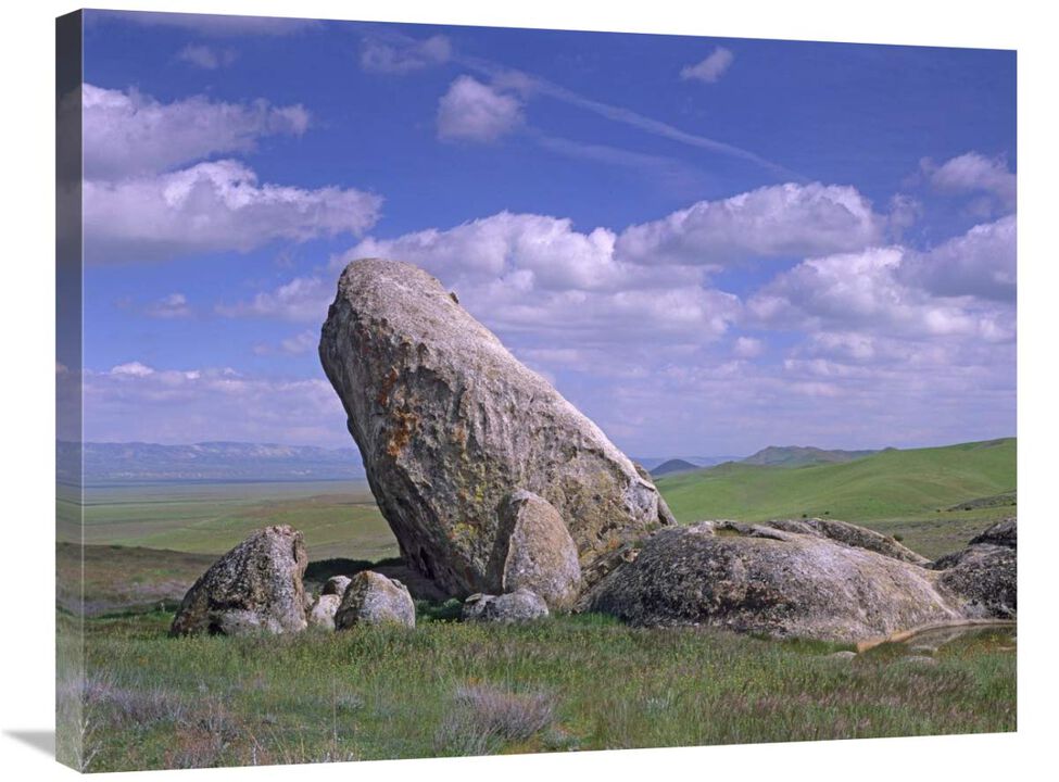 Boulders, Carrizo Plain National Monument, California-Canvas Art-32x24