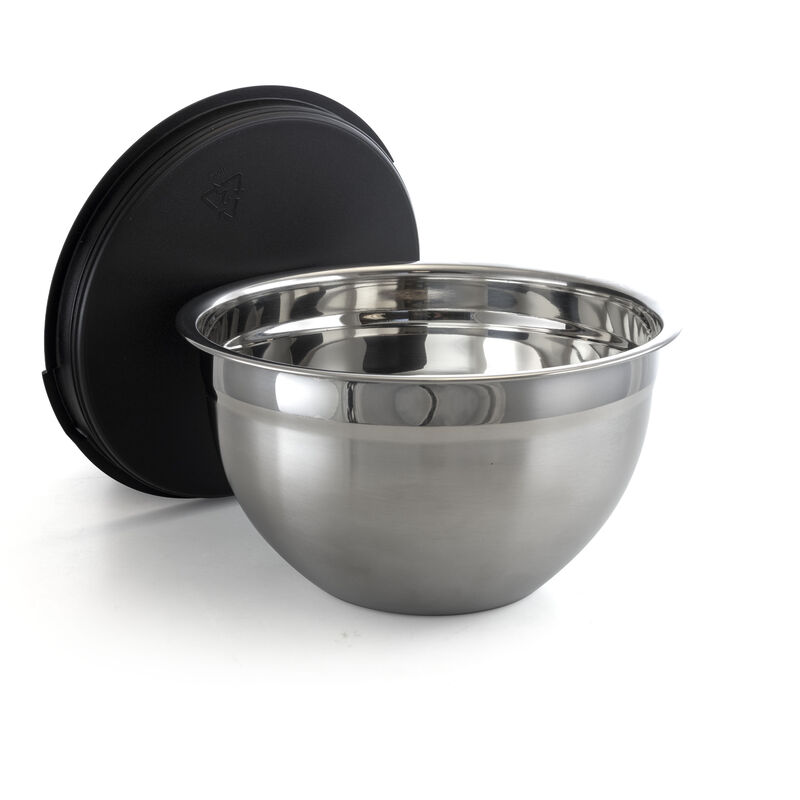 MegaChef 5 Piece Multipurpose Stackable Mixing Bowl Set with Lids