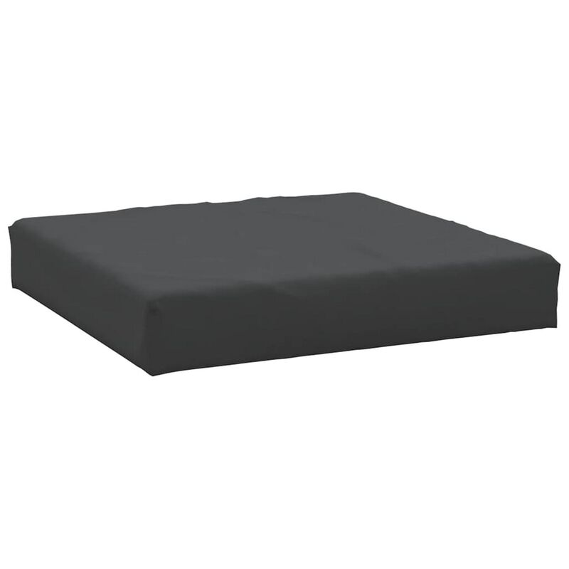 Paom 3pc Outdoor Pallet Cushion Set, Plush Patio Black Oxford Fabric - Benzara