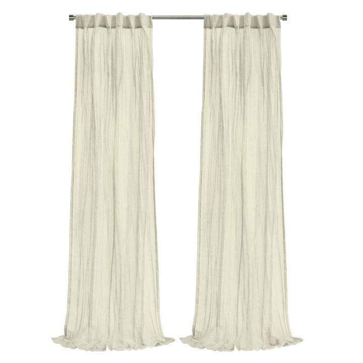 Habitat Paloma Sheer Dual Header Stylish and Functional Curtain Panel