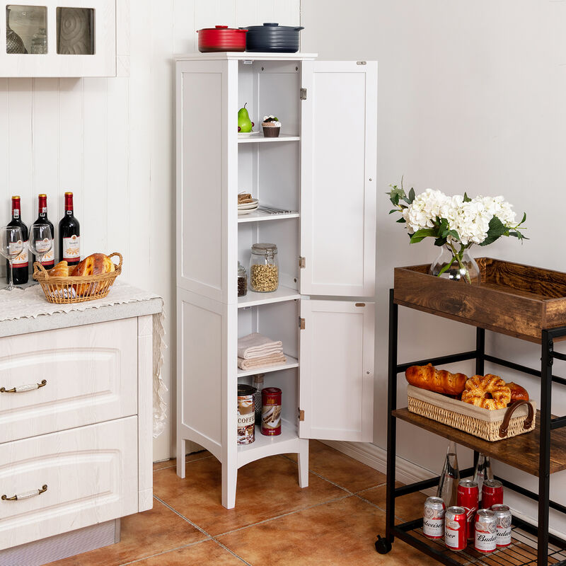 Costway Bathroom Storage Freestanding Cabinet Linen Tower Kitchen Living Room