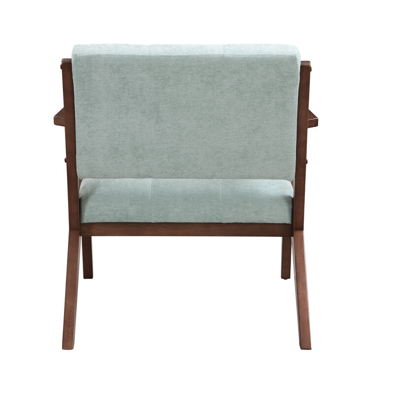 Merax Mid-Century Modern Accent Chair with Plush Cushions