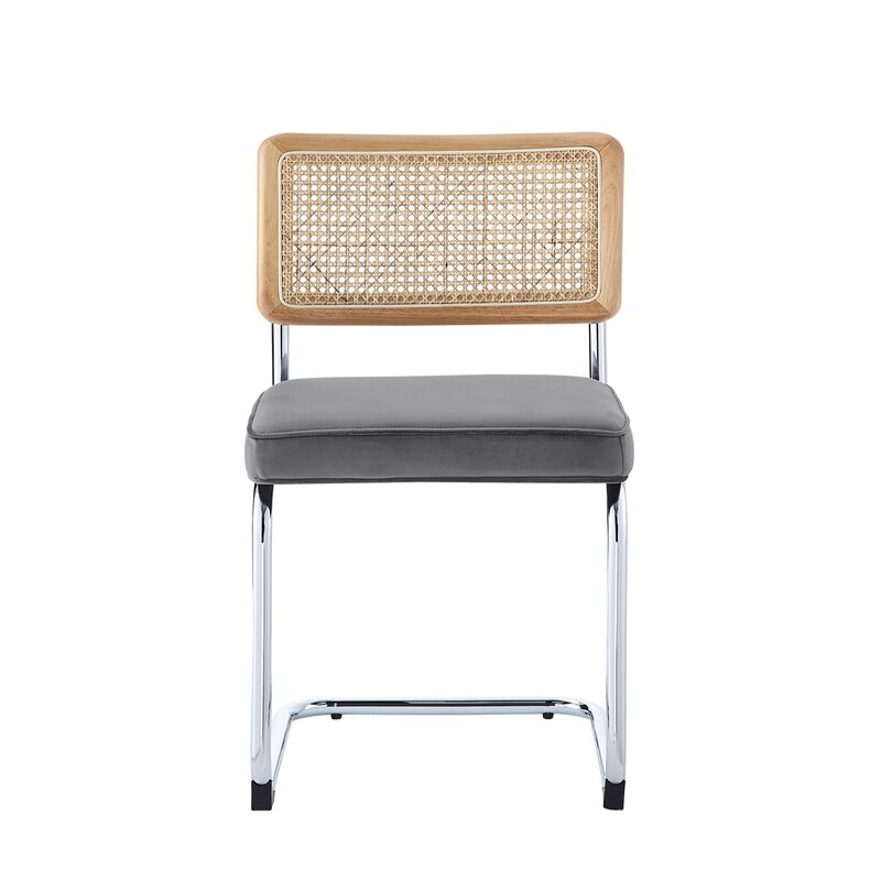 Loft Lyfe Ayman Velvet Dining Chair Seat (Set of 2)