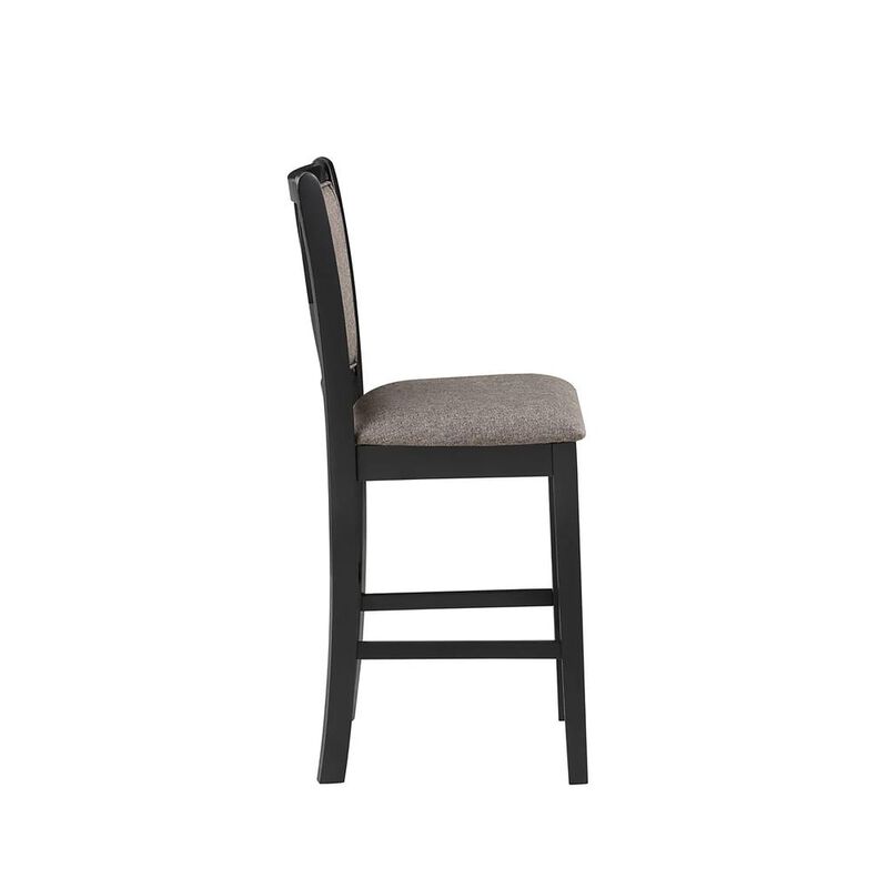 New Classic Furniture Potomac Counter Chair Black  (2 Per Carton)