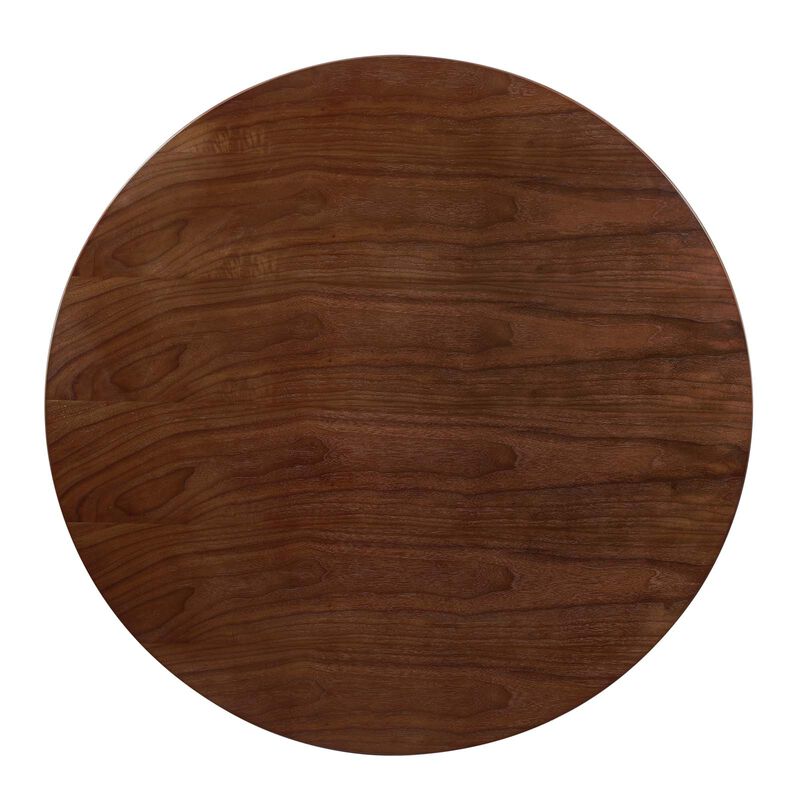 Modway - Tupelo 47" Dining Table Gold Walnut