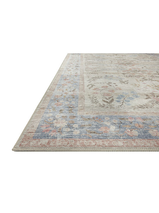 Palais PAL04 Light Blue 18" x 18" Sample Rug