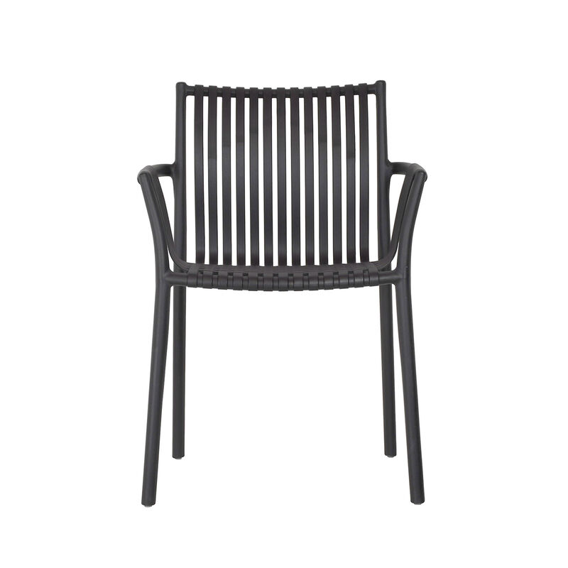 STACKABLE OUTDOOR & INDOOR WEAVE CHAIR (Set of 2)
