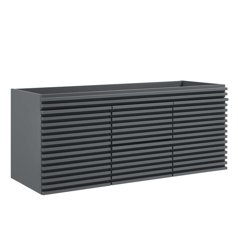 Render 48" Wall-Mount Bathroom Vanity Cabinet