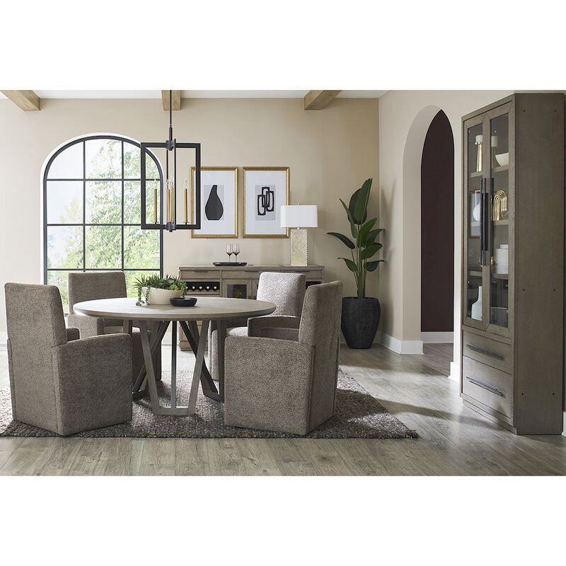 Parker House Furniture Pure Modern Dining 60 In. Round Table with Wood Base