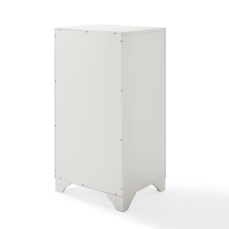 Crosley Furniture Tara Linen Hamper White