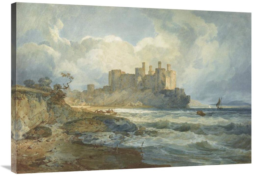 Conway Castle, North Wales-Canvas Art-40x28