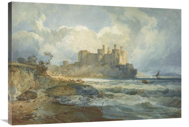 Conway Castle, North Wales-Canvas Art-40x28