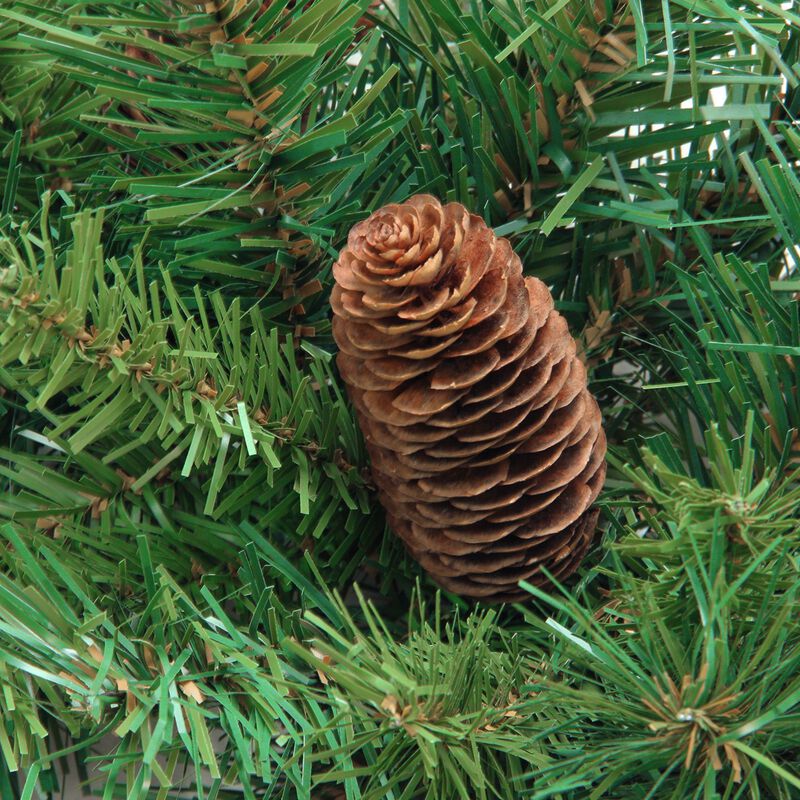 9' x 16" Dakota Red Pine Cones Artificial Christmas Garland  Unlit