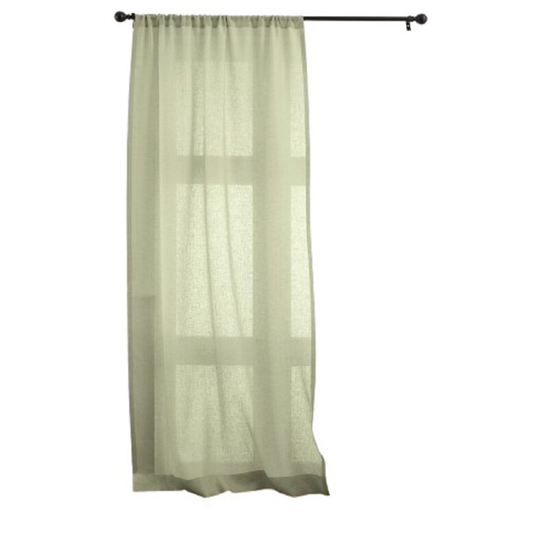 Solino Home 100% Pure Linen Sheer Curtain for Thanksgiving, Christmas