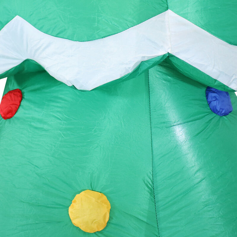 Sunnydaze Towering Green Christmas Tree Inflatable Yard Decoration - 9.5 ft