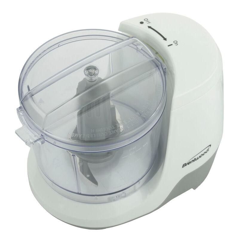 Brentwood 1.5 Cup Mini Food Chopper in White