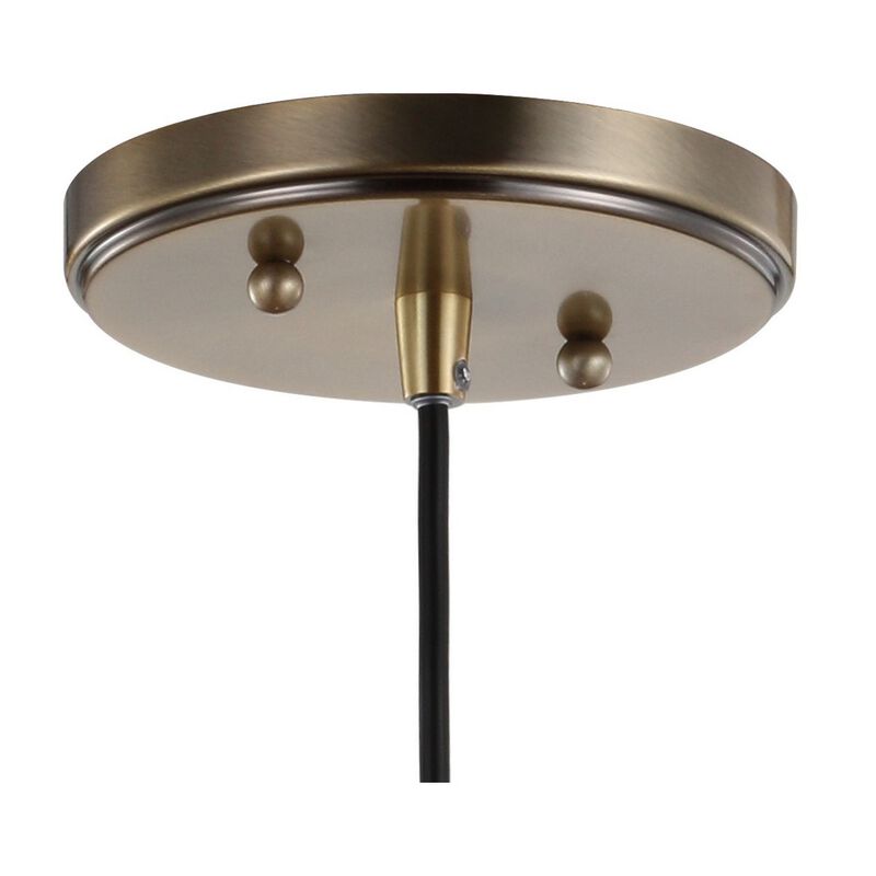 Cleo Adjustable Metal/Glass LED Pendant
