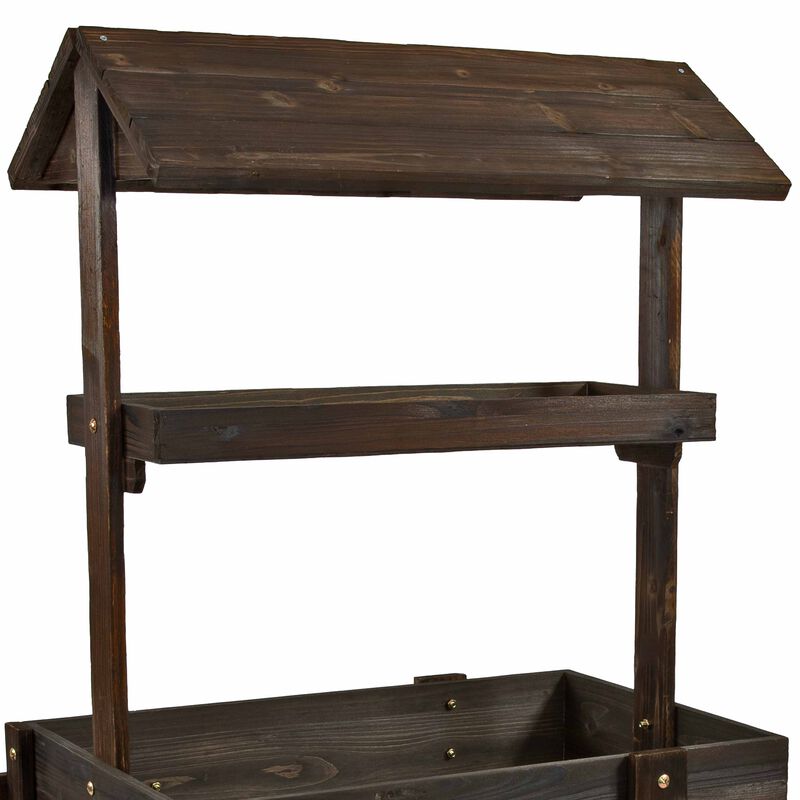 Country Market Flower Stand Raised Garden Bed