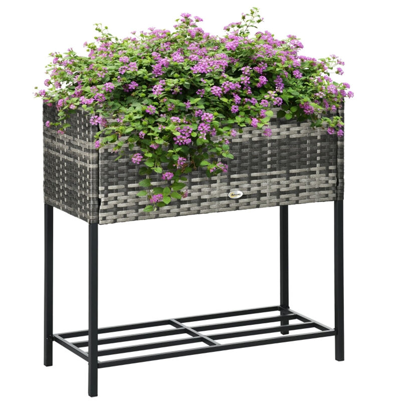 Raised Garden Bed for Vegetables Herbs and Flowers Outdoor Planter