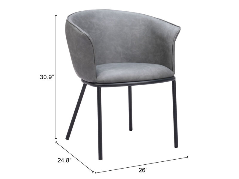 Garston Dining Chair Gray