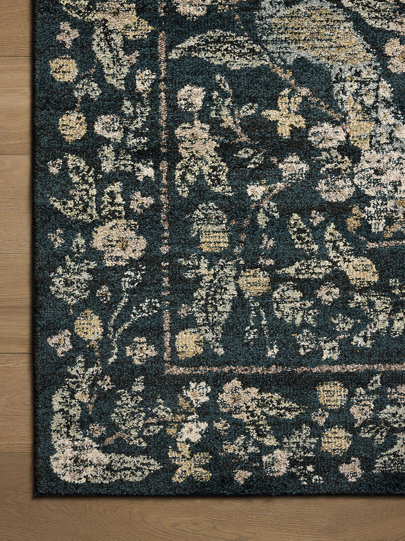 Laurel LAU-05 Navy 9''2" x 12''2" Rug by Rifle Paper Co.