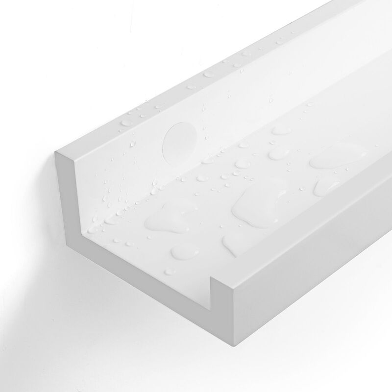 Set of 2 Wall Shelves - 23-Inch Floating Ledges for Picture Shelving