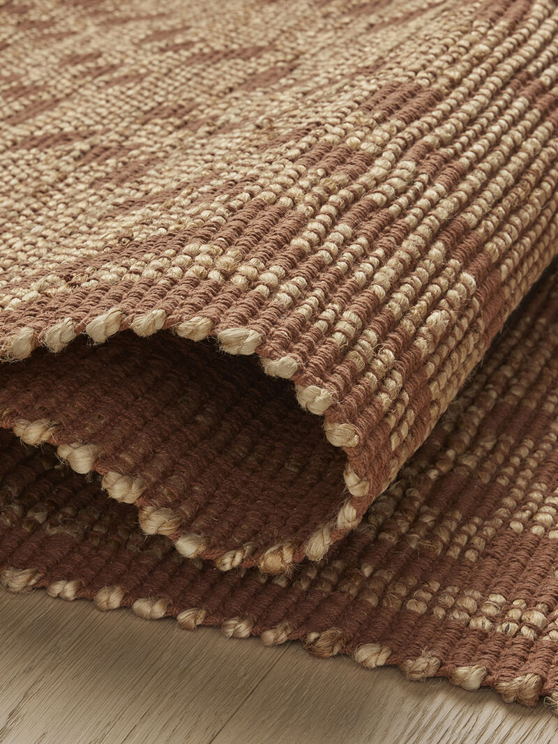 Judy JUD-07 Natural / Spice 7''9" x 9''9" Rug by Chris Loves Julia