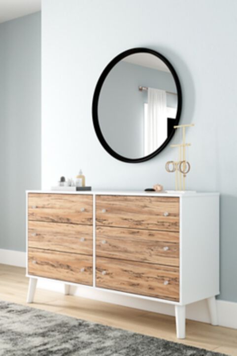 Ashley Piperton Dresser - Two Tone Brown/White