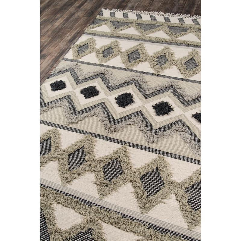 Novogratz Contemporary Rectangle Area Rug, Sage, 3' X 5'
