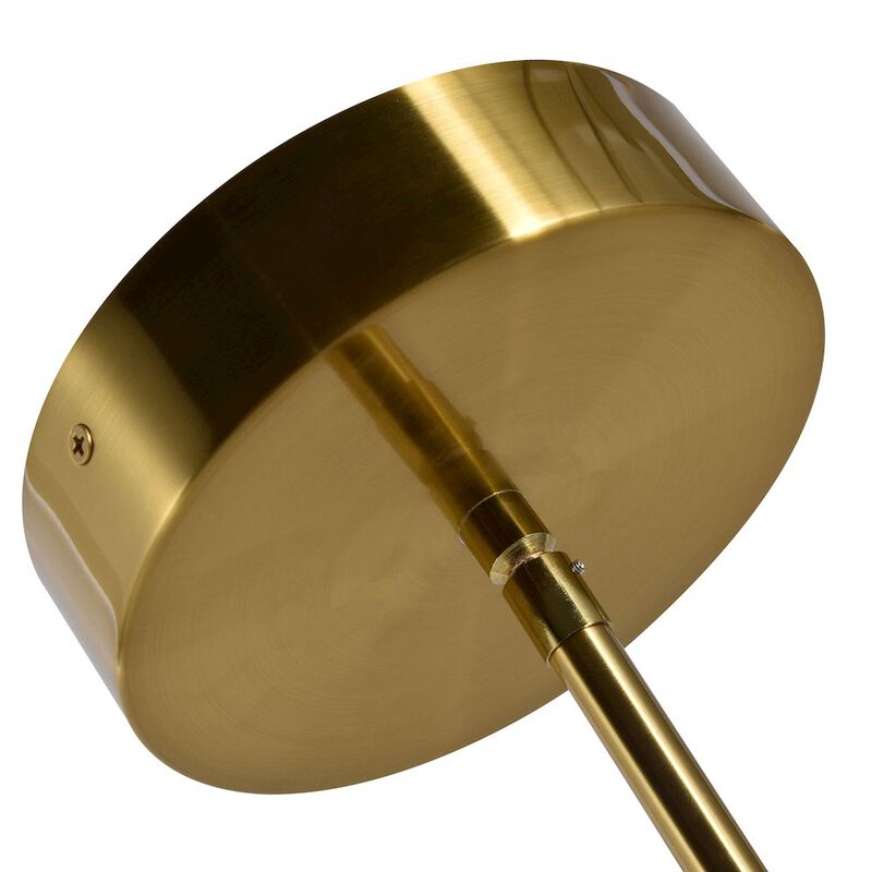 VONN Lighting 6-Light Pendant Lighting Integrated LED Chandelier in Antique Brass