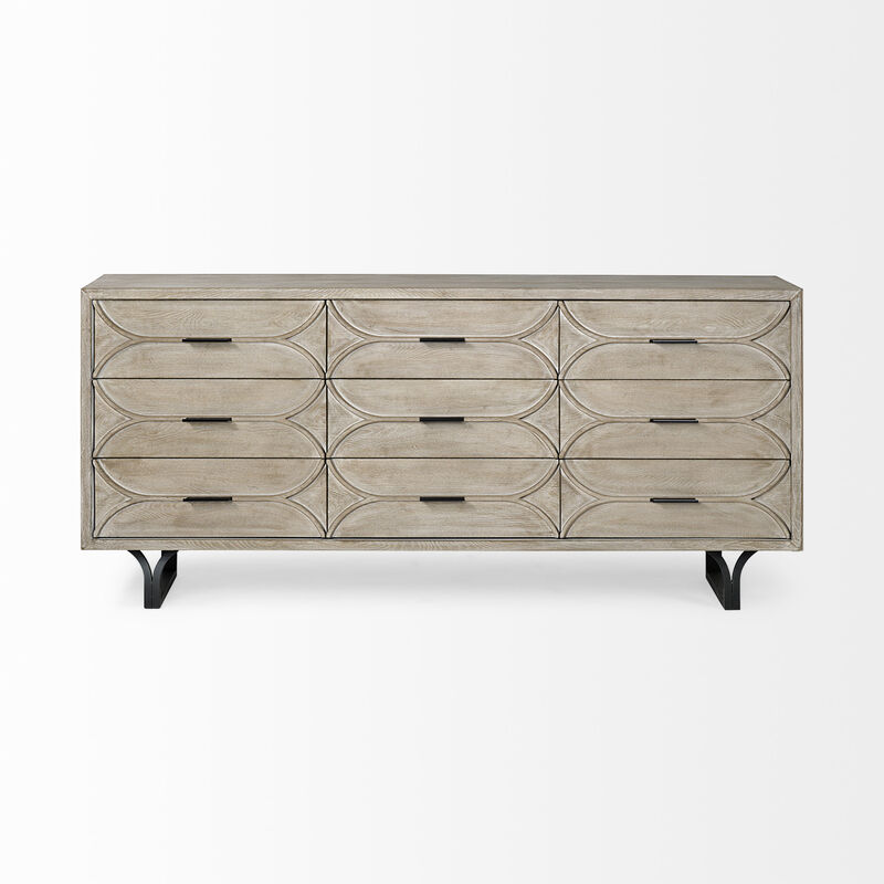 Giselle Light Brown Sideboard