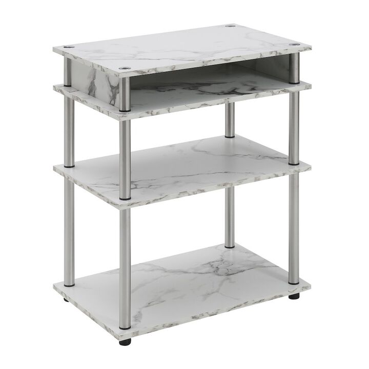 Convenience Concepts Designs2Go No Tools Printer Stand with Shelves