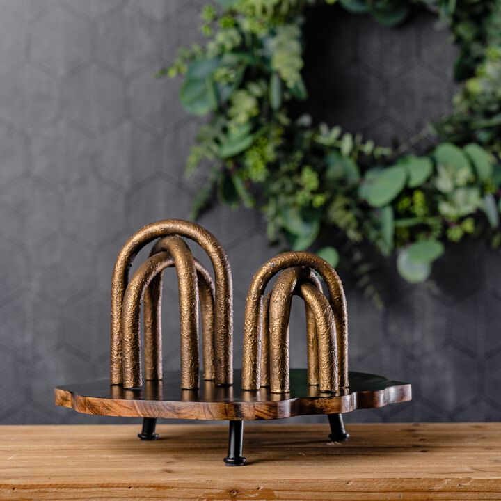 Tabletop Decor Decorative Accents for Home, Office, or Living Room Styling (Set of 2)