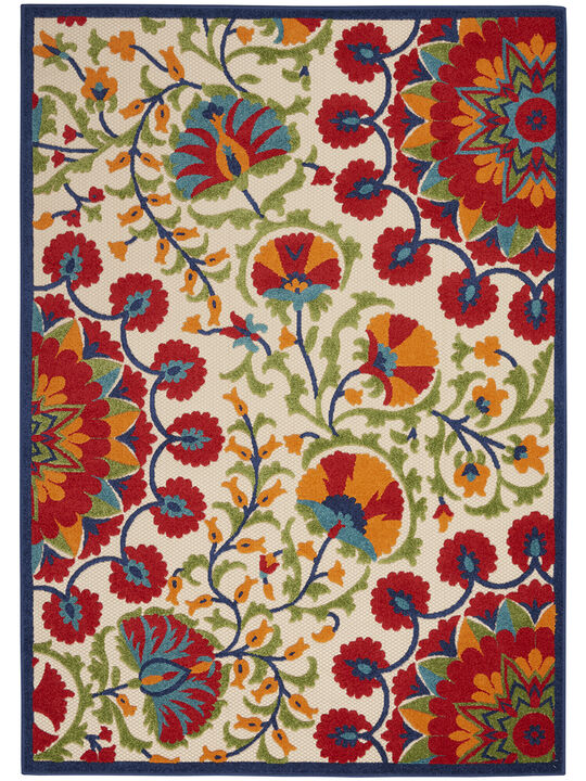 Aloha ALH20 Red/Multicolor 9' x 12' Rug