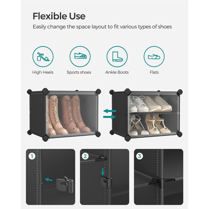 Plastic Shoe Storage Cabinet for Durable and Space-Saving Organization