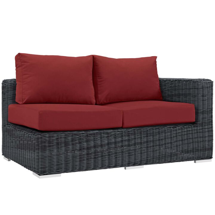 Modway - Summon Outdoor Patio Sunbrella® Right Arm Loveseat
