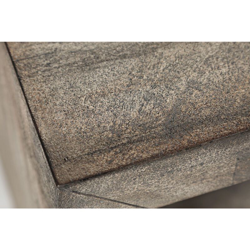 Jofran Mulholland Drive 56 Modern Distressed Solid Wood Coffee Table