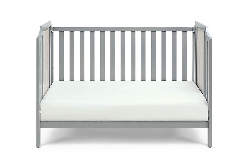 Suite Bebe Brees 3-in-1 Convertible Island Crib Gray/Graystone