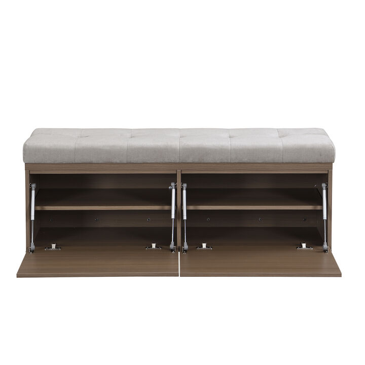 Merax Shoe Storage Bench Entryway Shoe Cabinet