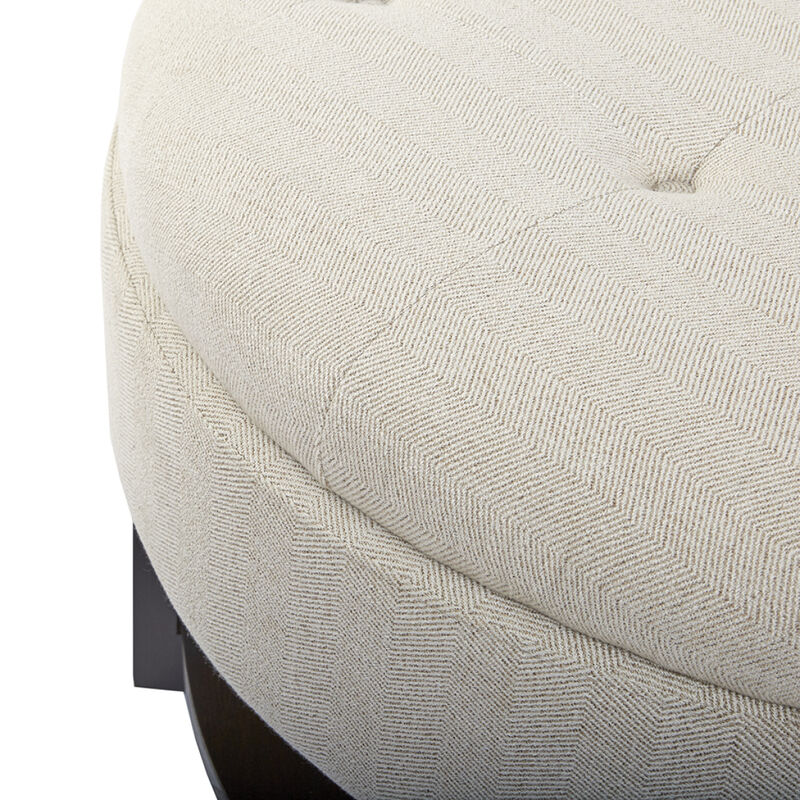Miller Round Storage Ottoman