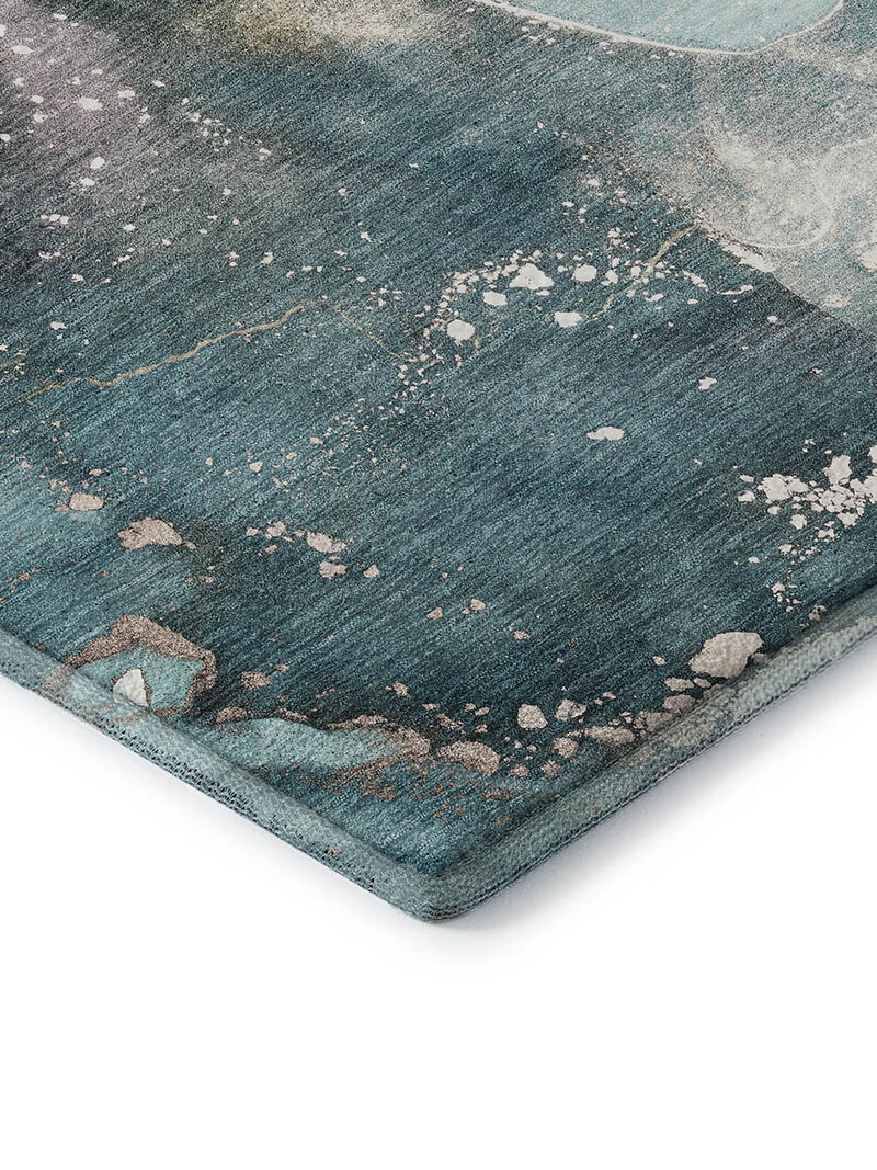 Odyssey OY11 Teal 8' x 10' Rug