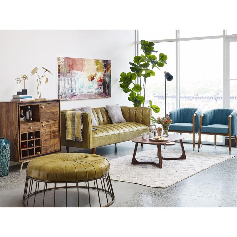 Moe's Home Collection Godenza Coffee Table Small, Brown